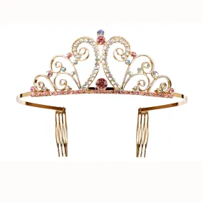 Gold jewelled tiara