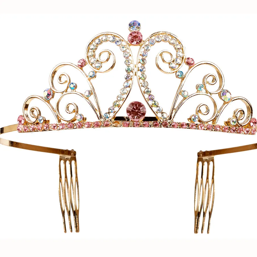 Gold jewelled tiara
