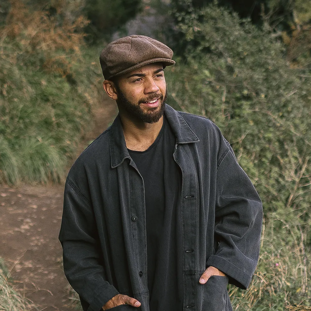 Gotham Newsboy Cap - Brown