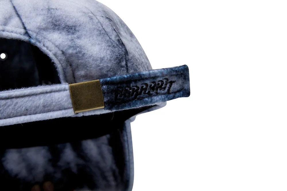 GR TIE DYE FLEECE CAP BLACK