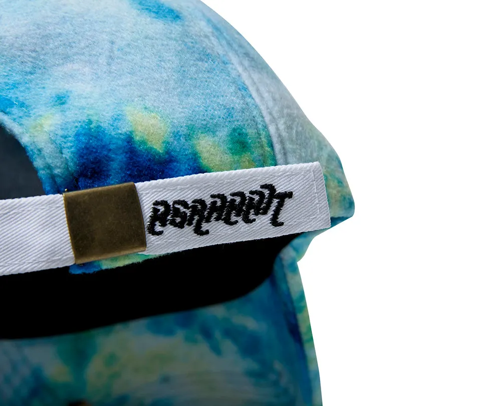 GR TIE DYE FLEECE CAP BLUE