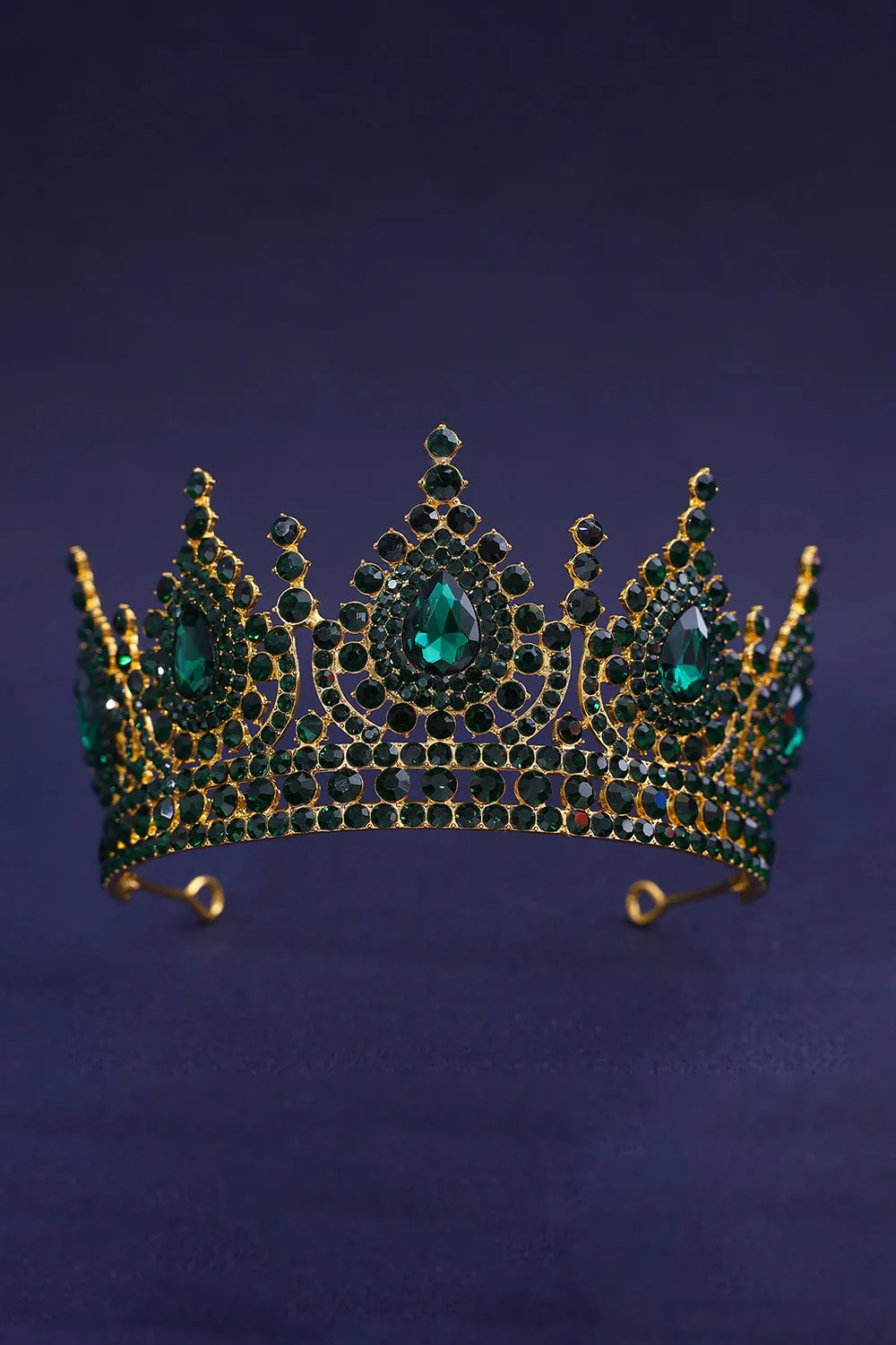 Half Circle Crystal Tiara
