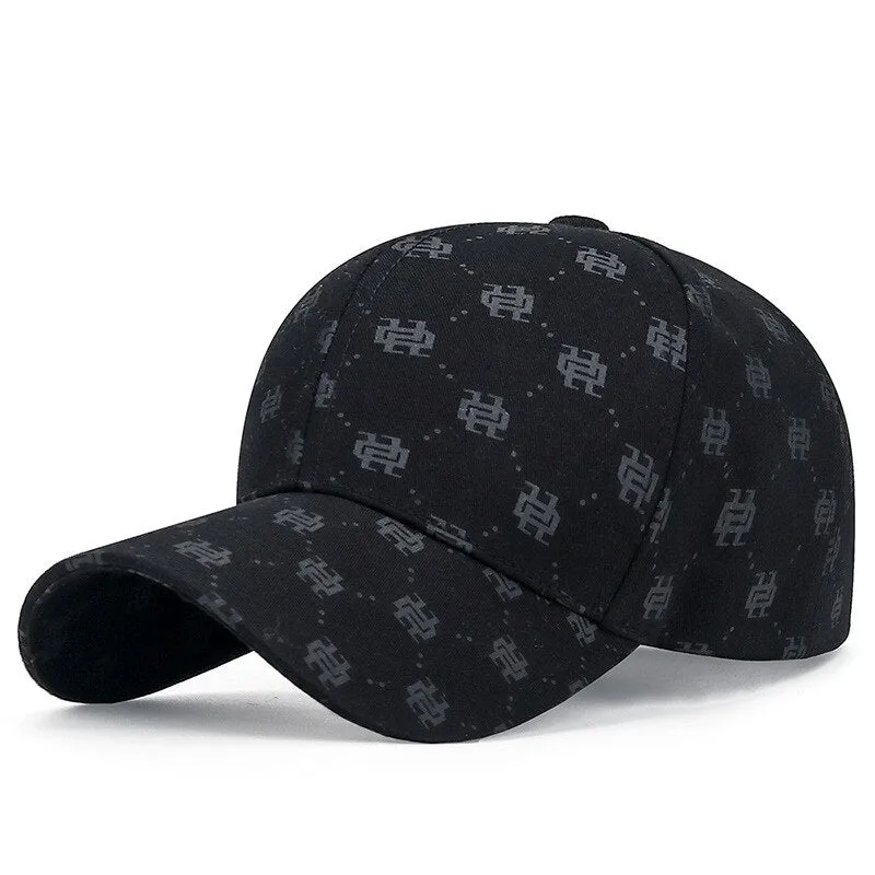 High Quality Women Men's Baseball Cap Hip Hop Hats Pattern Print Snapback Hat All Seasons Cotton Dad Caps Golf Cap