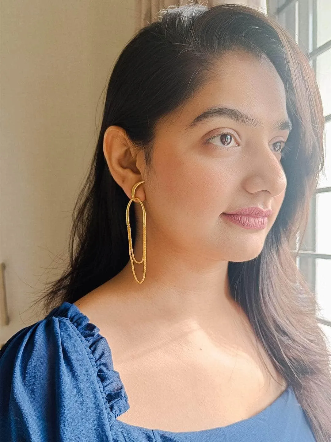 Hook With Loop Link Earrings