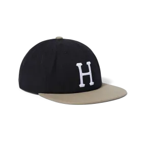 HUF SET CLASSIC H 6 PANEL HAT BLACK