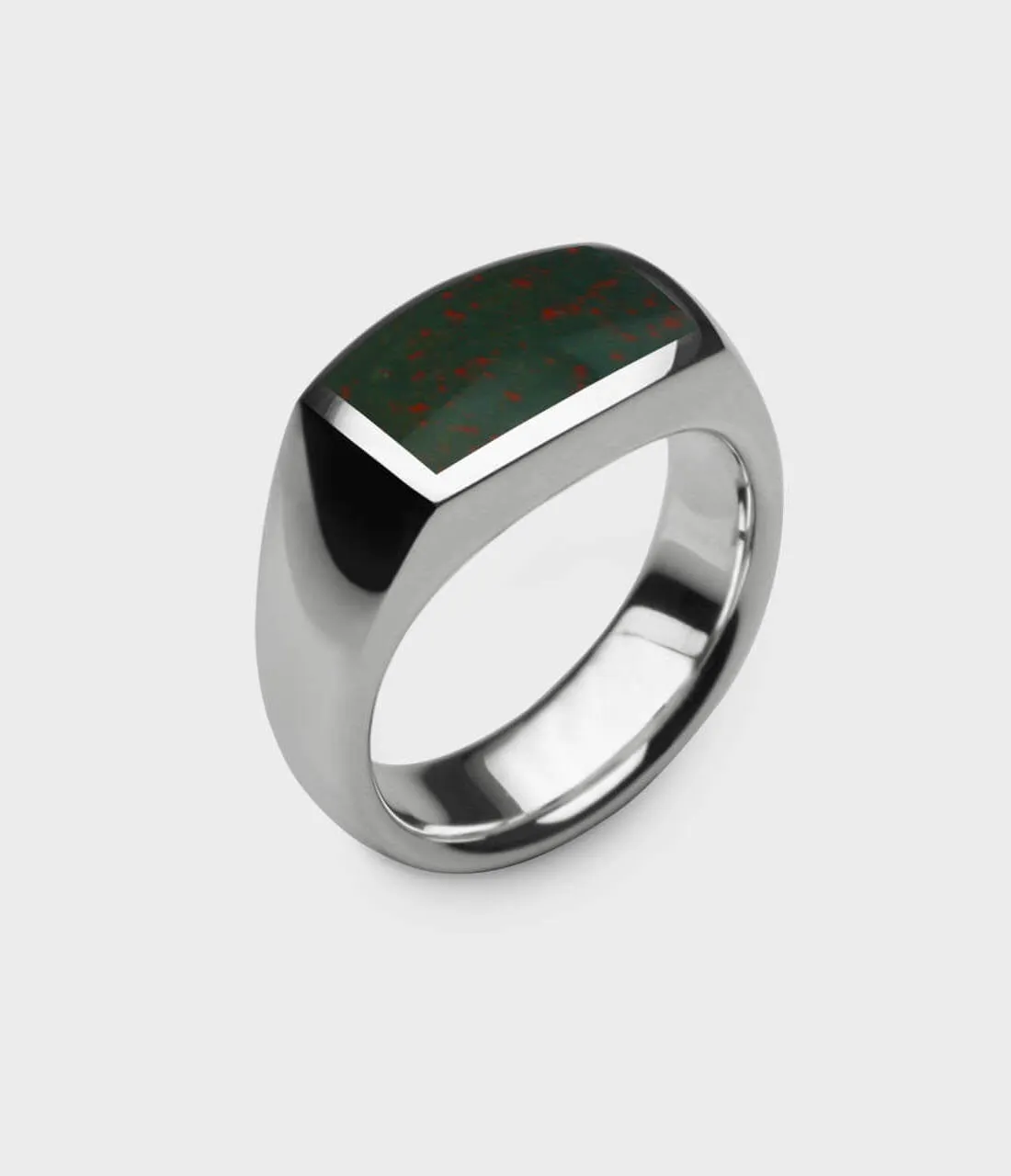 Inlaid Oxford Signet Ring