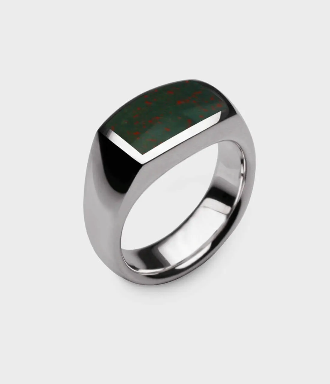 Inlaid Oxford Signet Ring