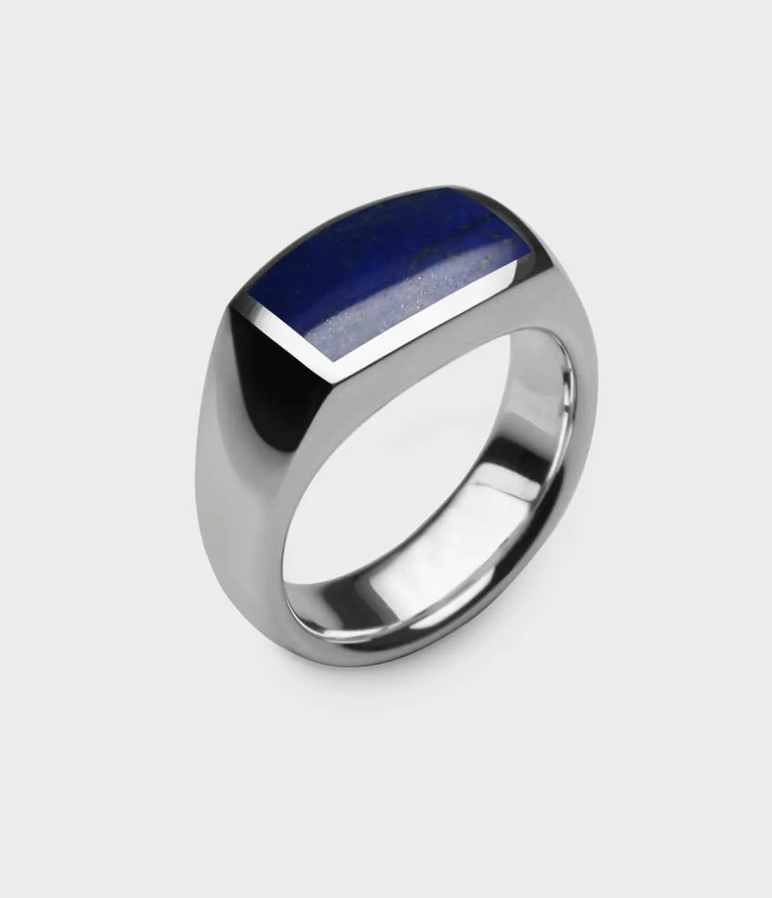 Inlaid Oxford Signet Ring