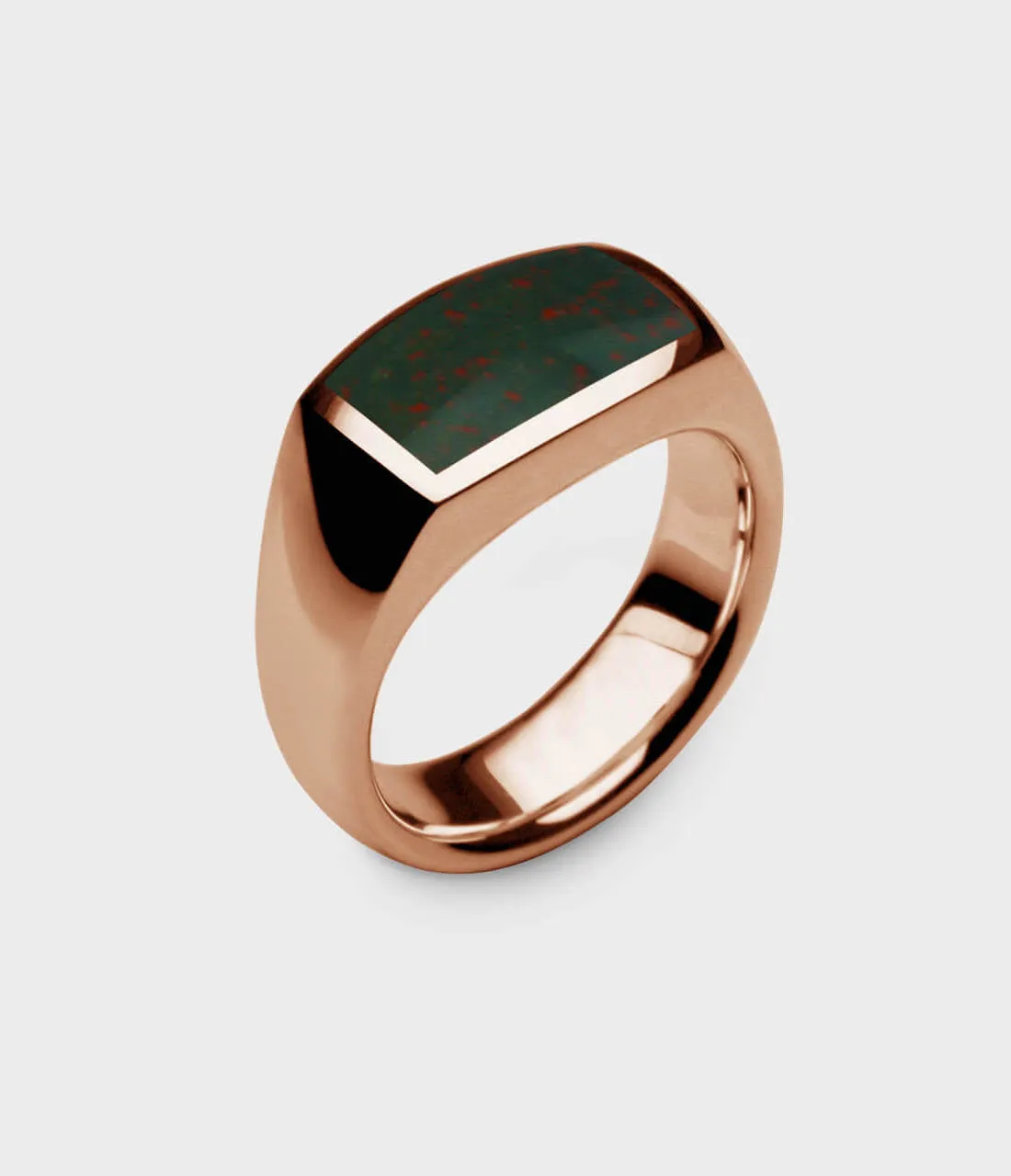 Inlaid Oxford Signet Ring