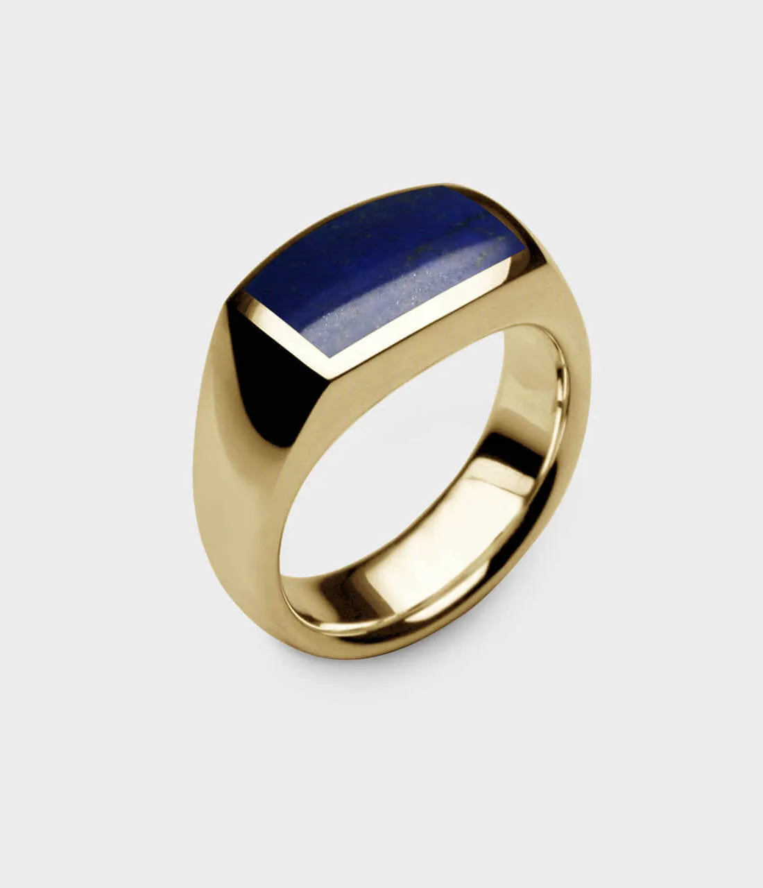 Inlaid Oxford Signet Ring