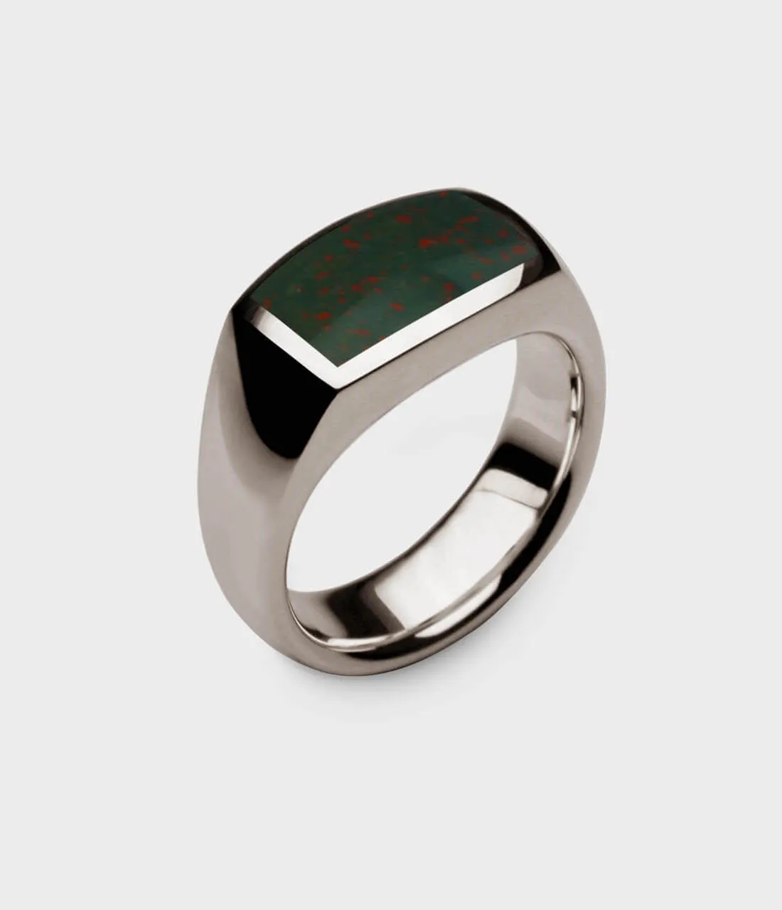 Inlaid Oxford Signet Ring