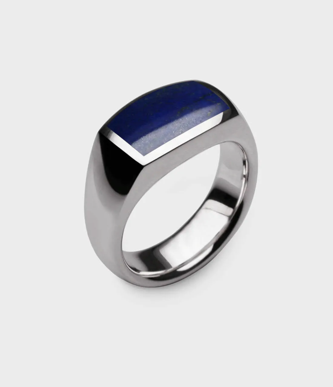 Inlaid Oxford Signet Ring