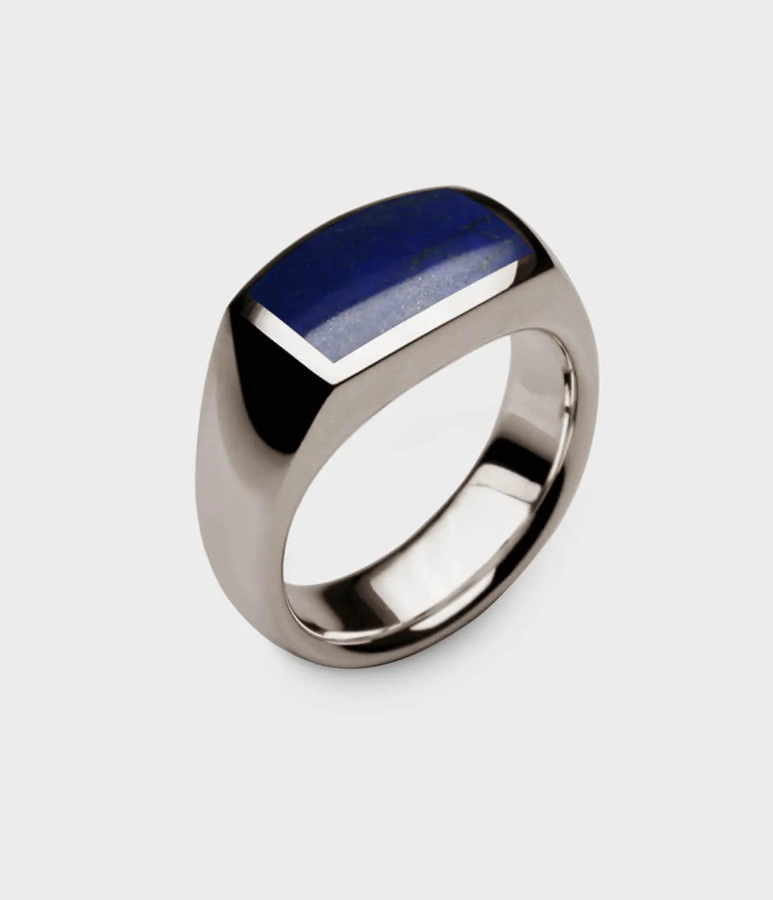 Inlaid Oxford Signet Ring