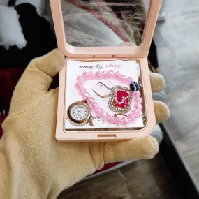 Jewelestia Rangini Watch Bracelet With Ring