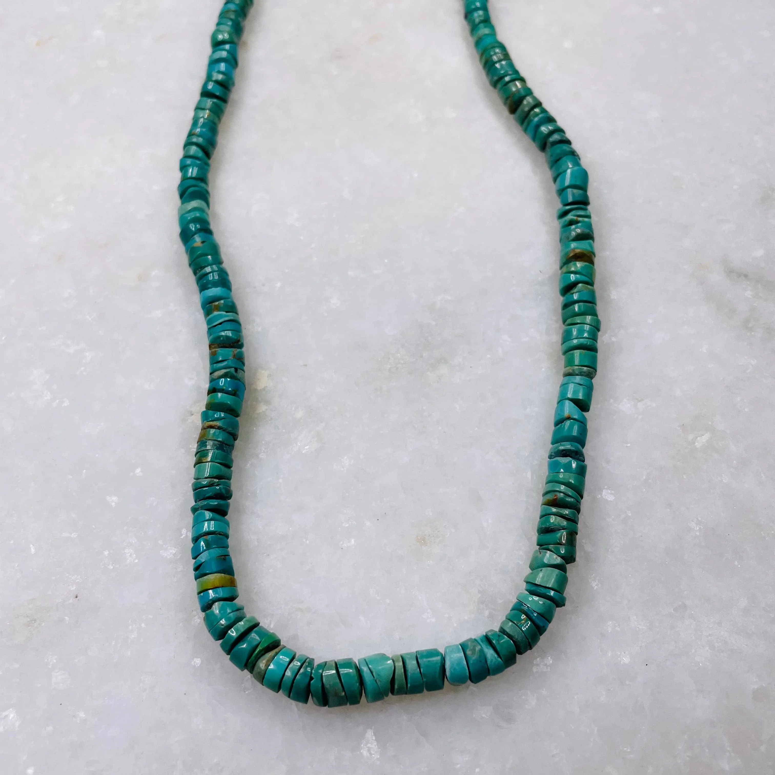 Kingman Turquoise Necklace 24"
