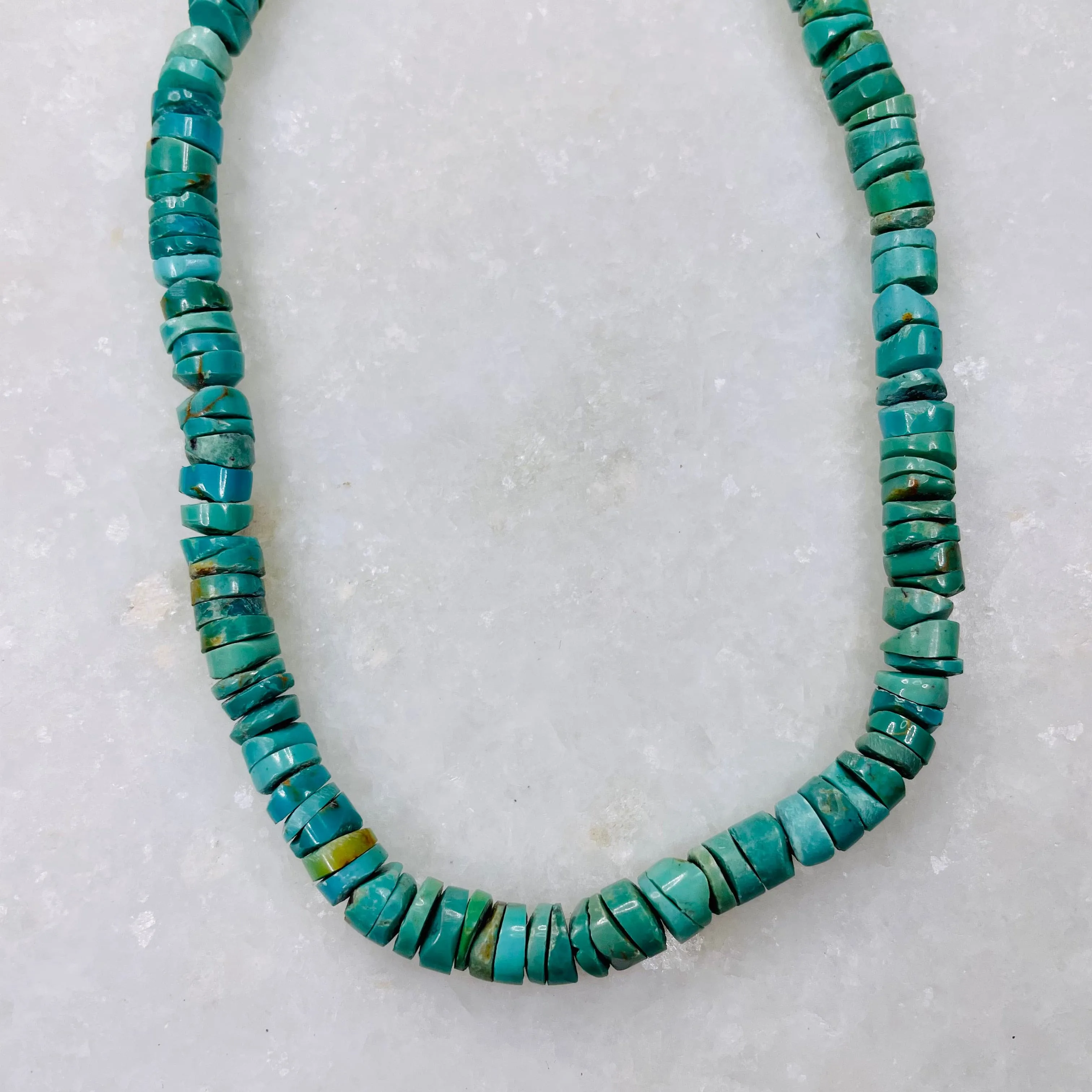 Kingman Turquoise Necklace 24"
