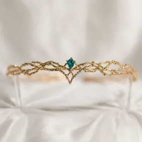 King’s Crown in Gold & Teal Blue