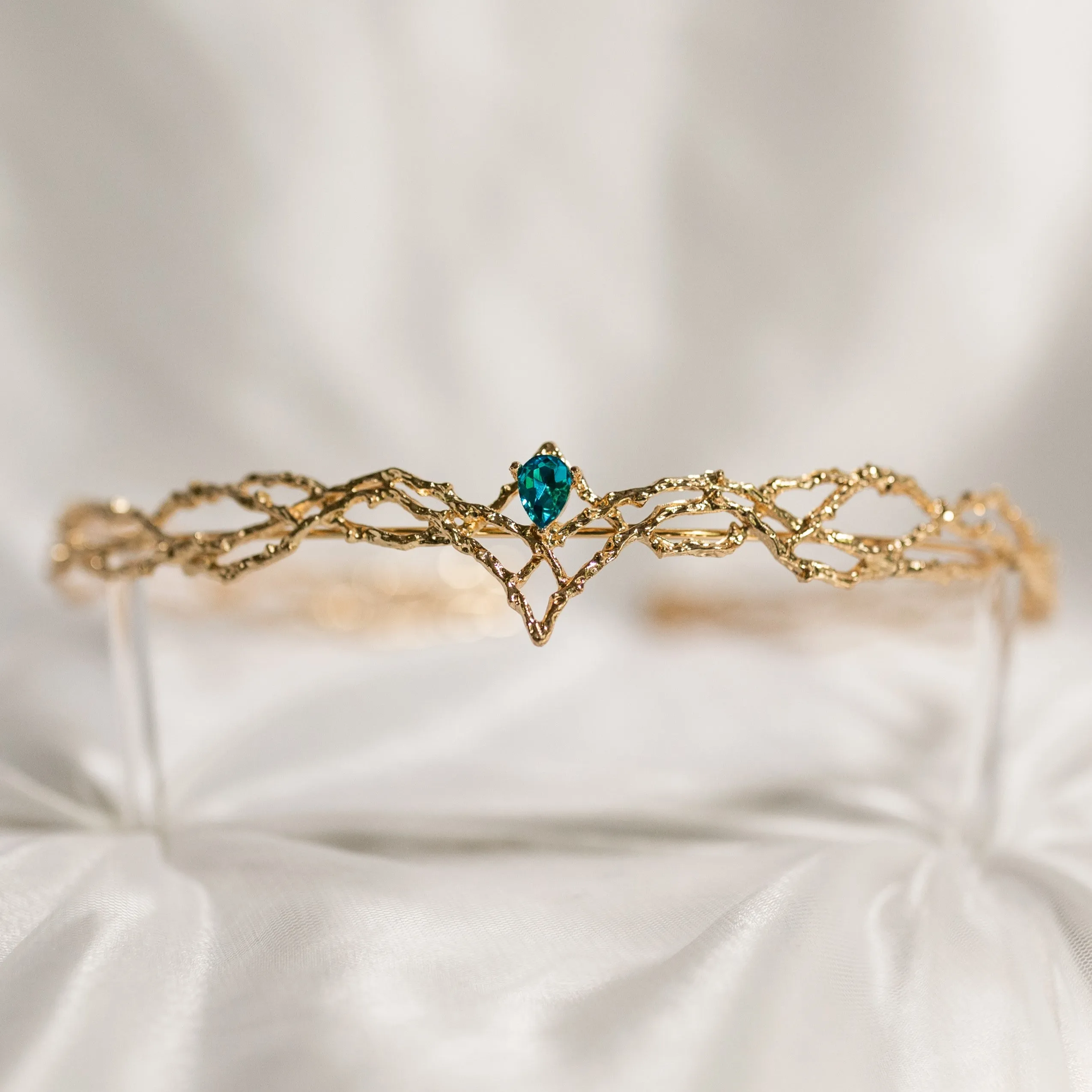 King’s Crown in Gold & Teal Blue