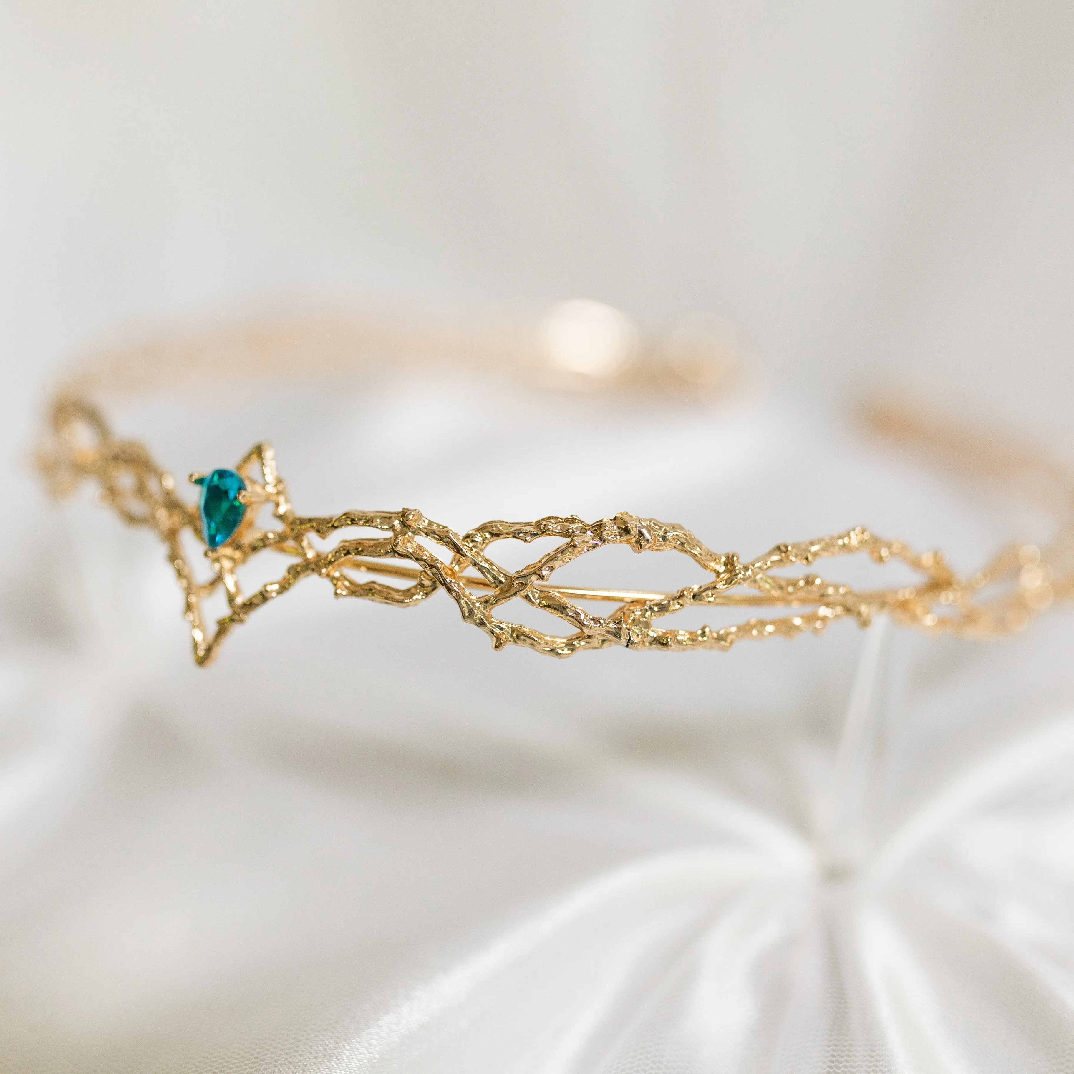King’s Crown in Gold & Teal Blue