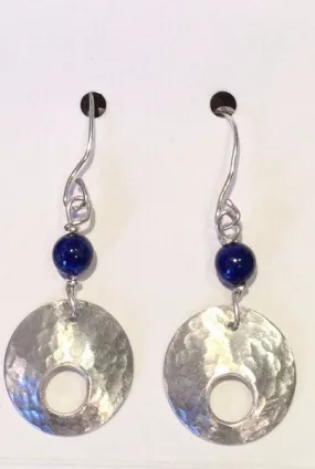 Lapis & Silver Earrings