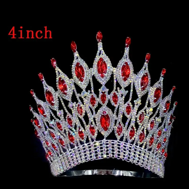 Large Crystal Queen Rhinestone Tiara Party Stage Show Tiara Crown