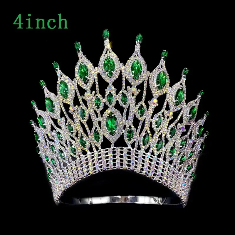 Large Crystal Queen Rhinestone Tiara Party Stage Show Tiara Crown