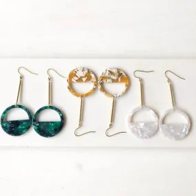 Long Drop Colourful Earrings