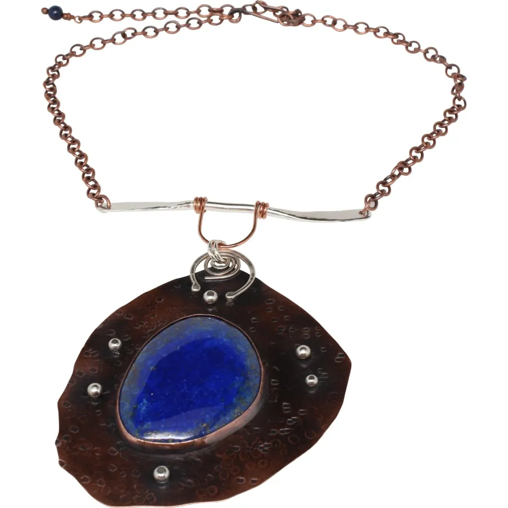 Lovely Lapis Statement Necklace