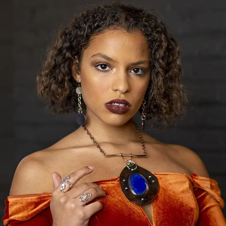 Lovely Lapis Statement Necklace