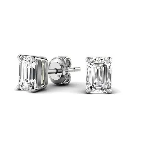 Low cost 0.50CT Diamond Stud Earrings in 14KT White Gold
