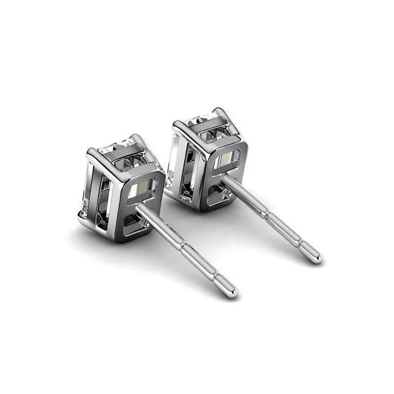 Low cost 0.50CT Diamond Stud Earrings in 14KT White Gold