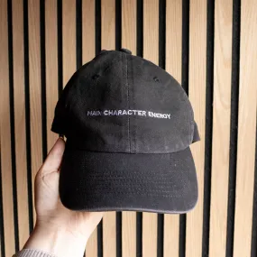 Main Character Energy Black Cap