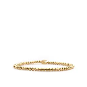 Marlyn Schiff 3 mm Metal Beaded Stretch Bracelet
