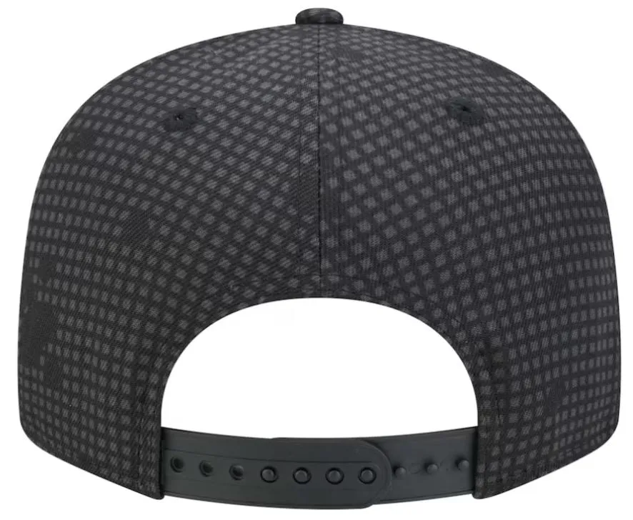 Men's New Era Black Seattle Seahawks Midnight Ink Pop Outline 9FIFTY Snapback Hat