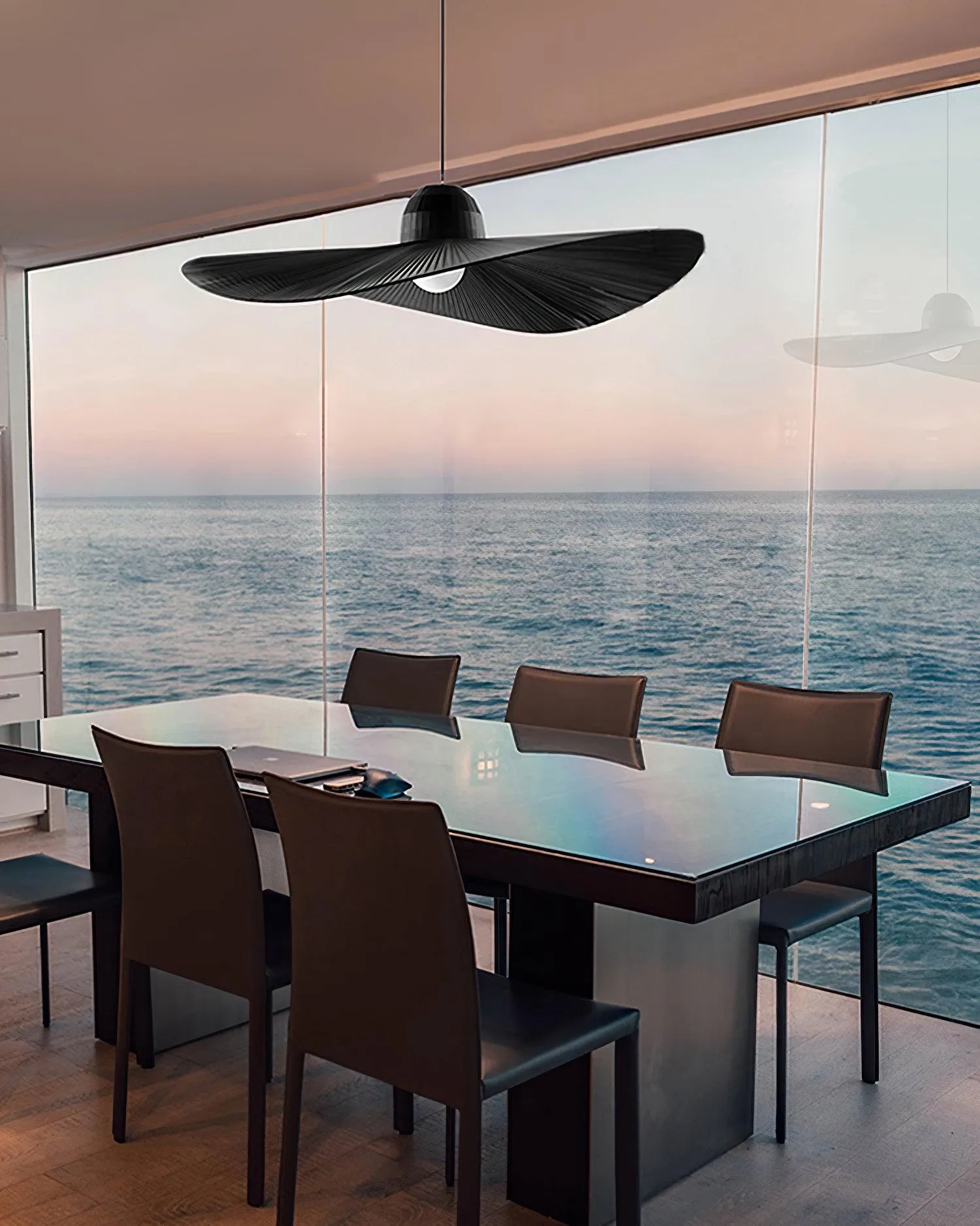 Moire Hat Pendant Lamp