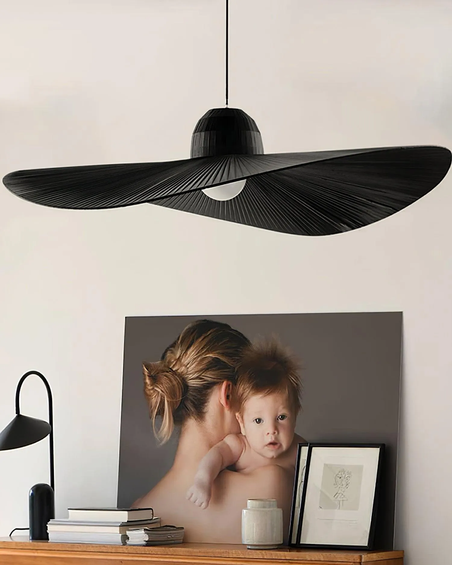 Moire Hat Pendant Lamp