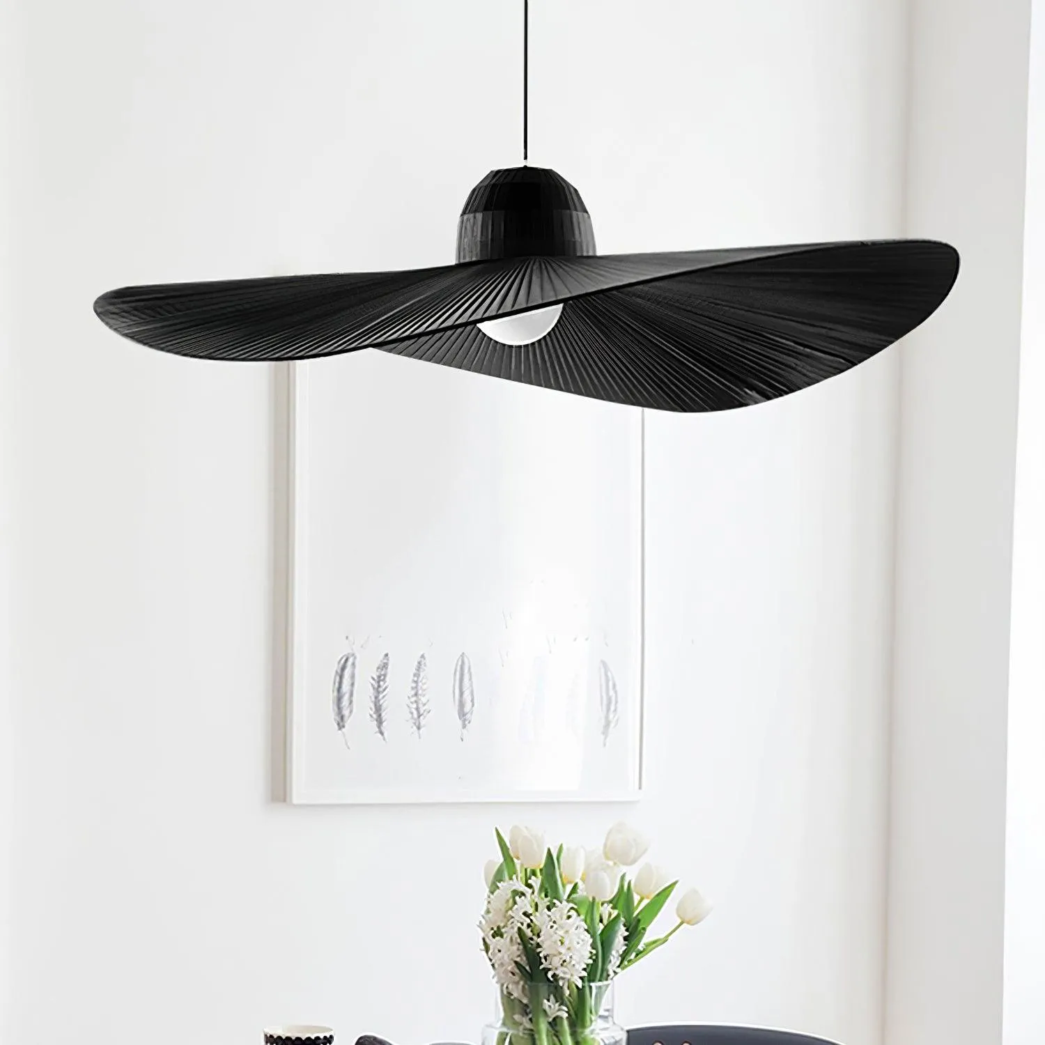 Moire Hat Pendant Lamp