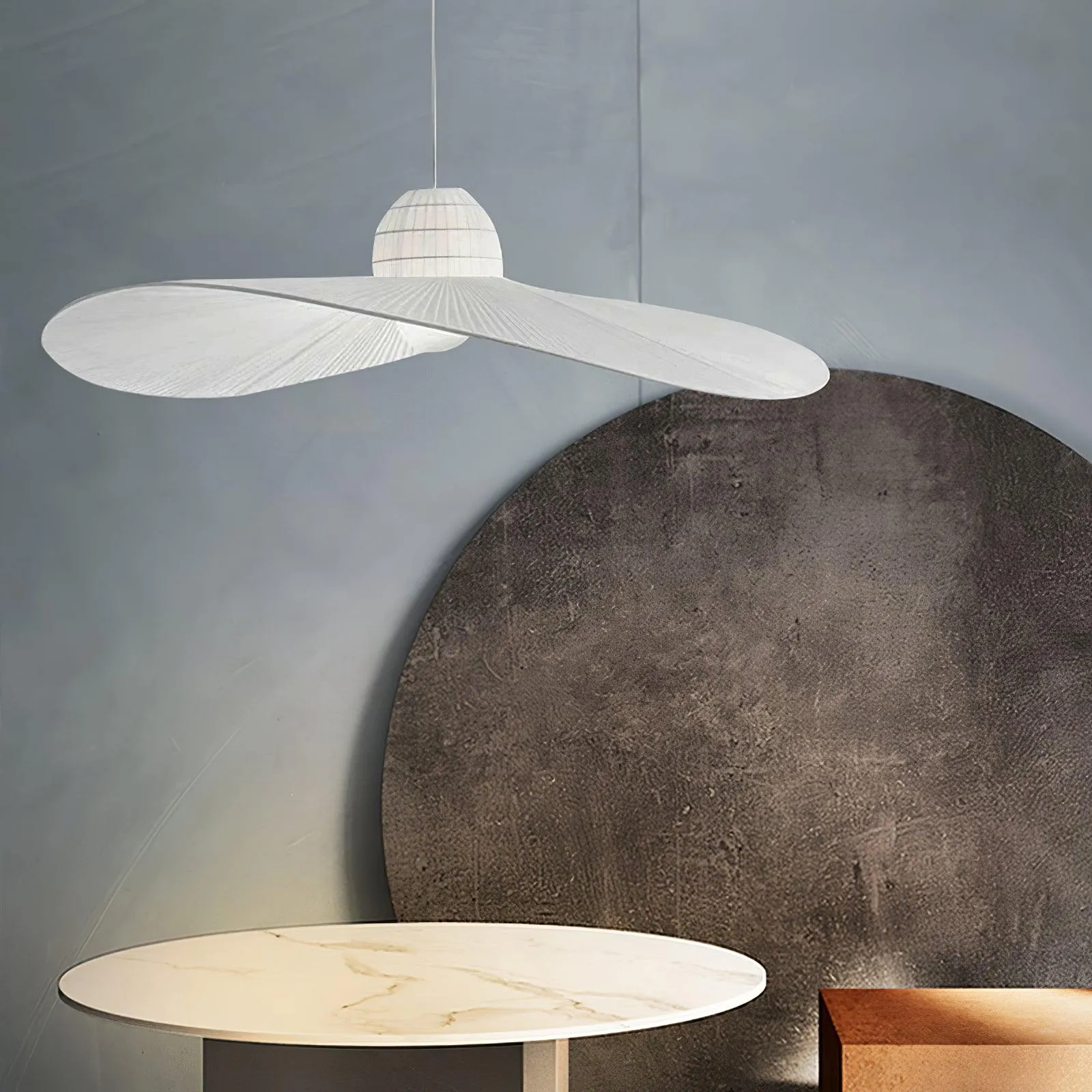 Moire Hat Pendant Lamp