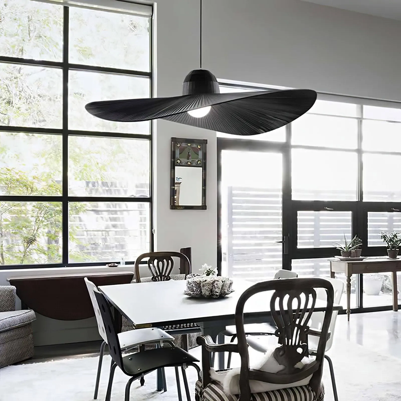 Moire Hat Pendant Lamp