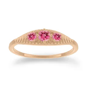 Mojave Ring, Pink Tourmaline