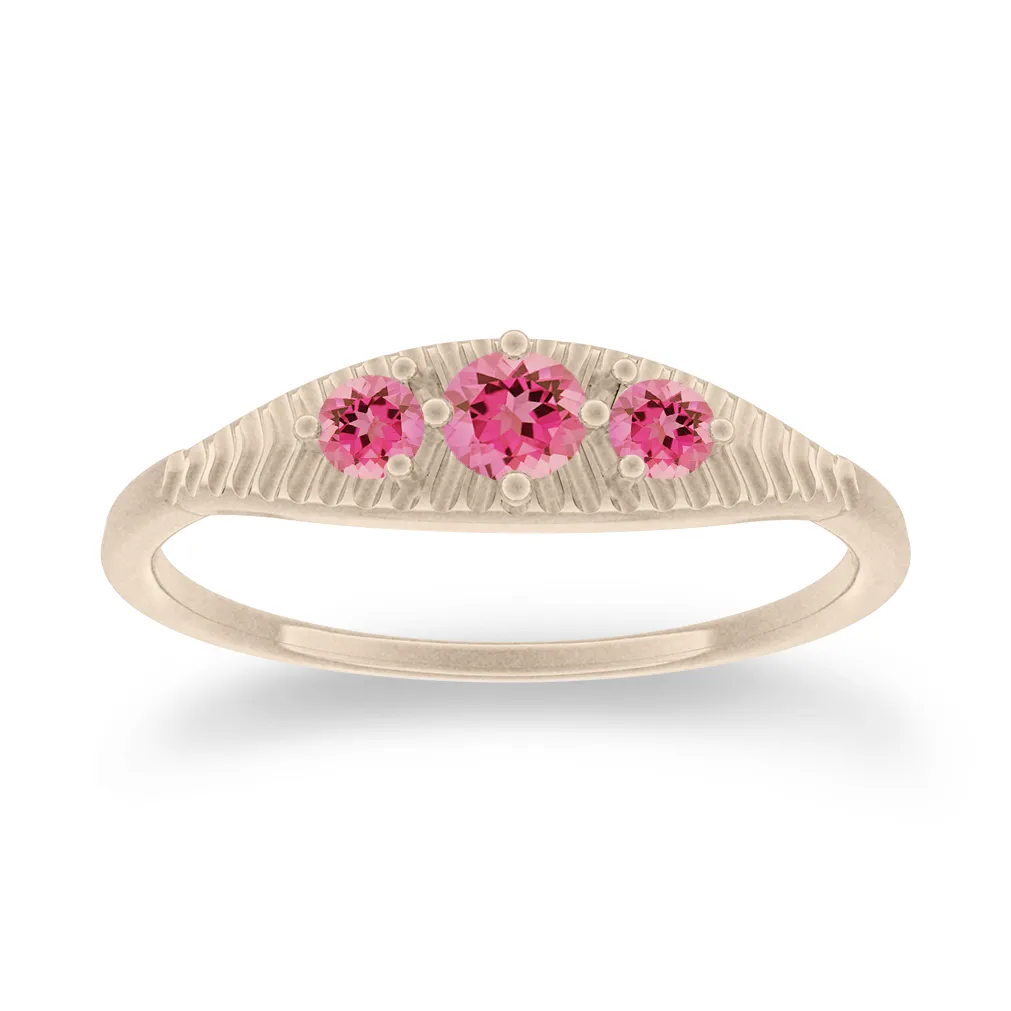Mojave Ring, Pink Tourmaline