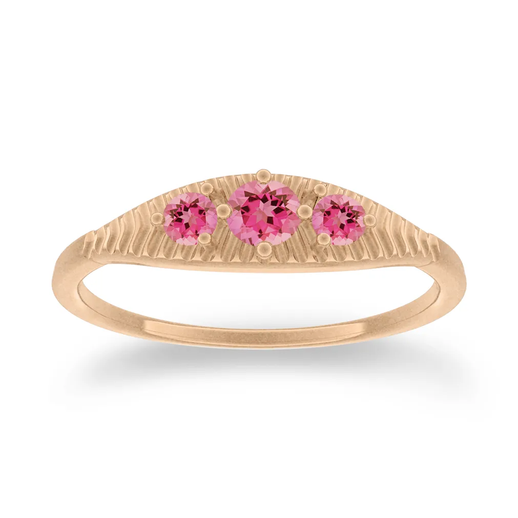 Mojave Ring, Pink Tourmaline