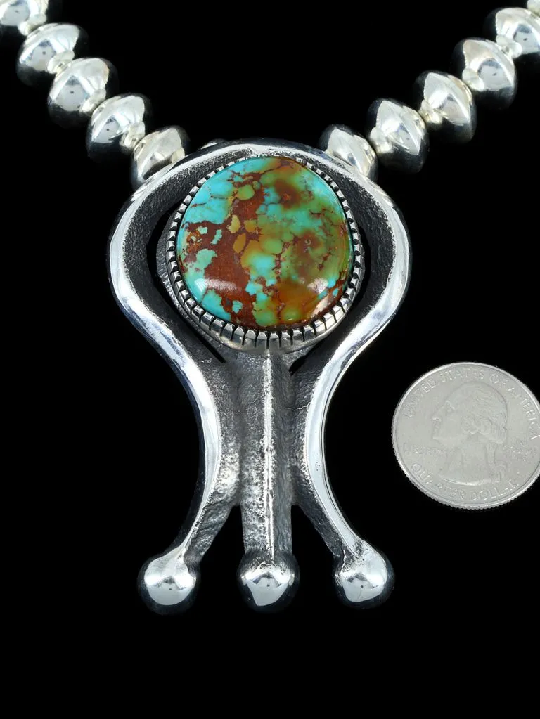 Native American Jewelry Royston Turquoise Beaded Necklace