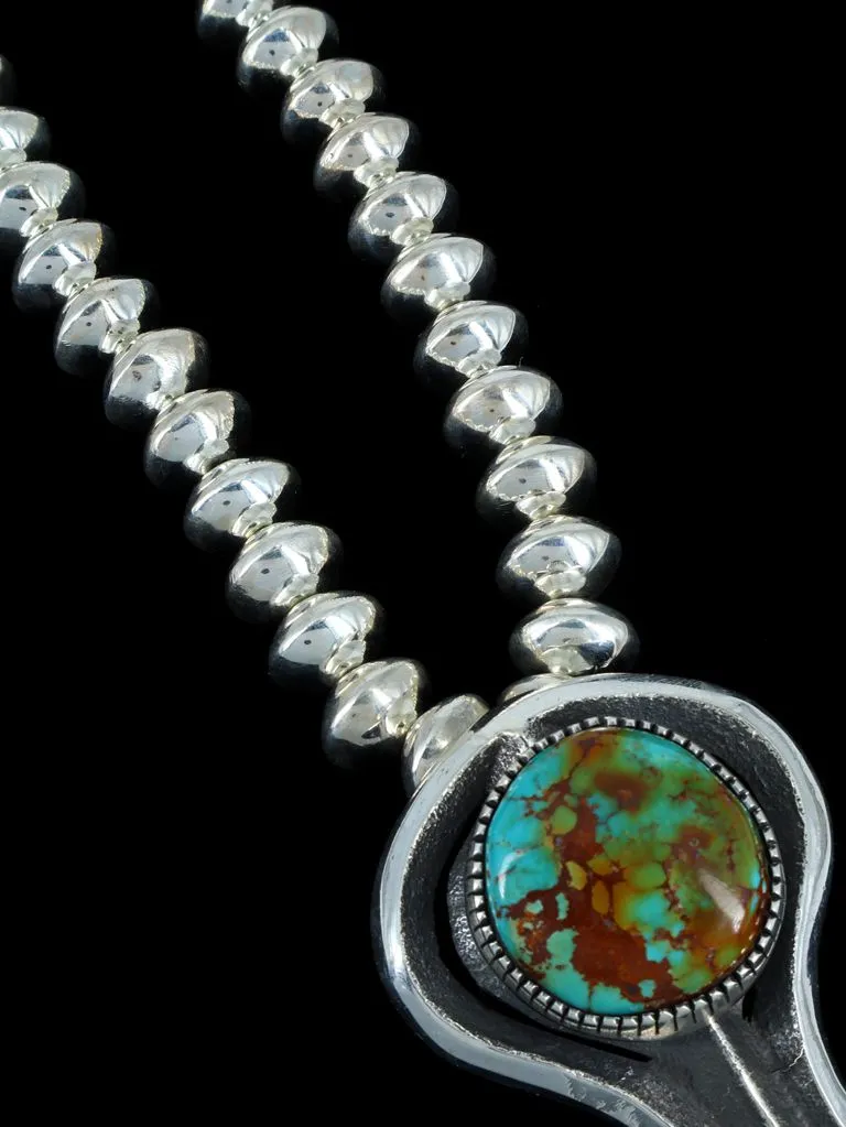 Native American Jewelry Royston Turquoise Beaded Necklace