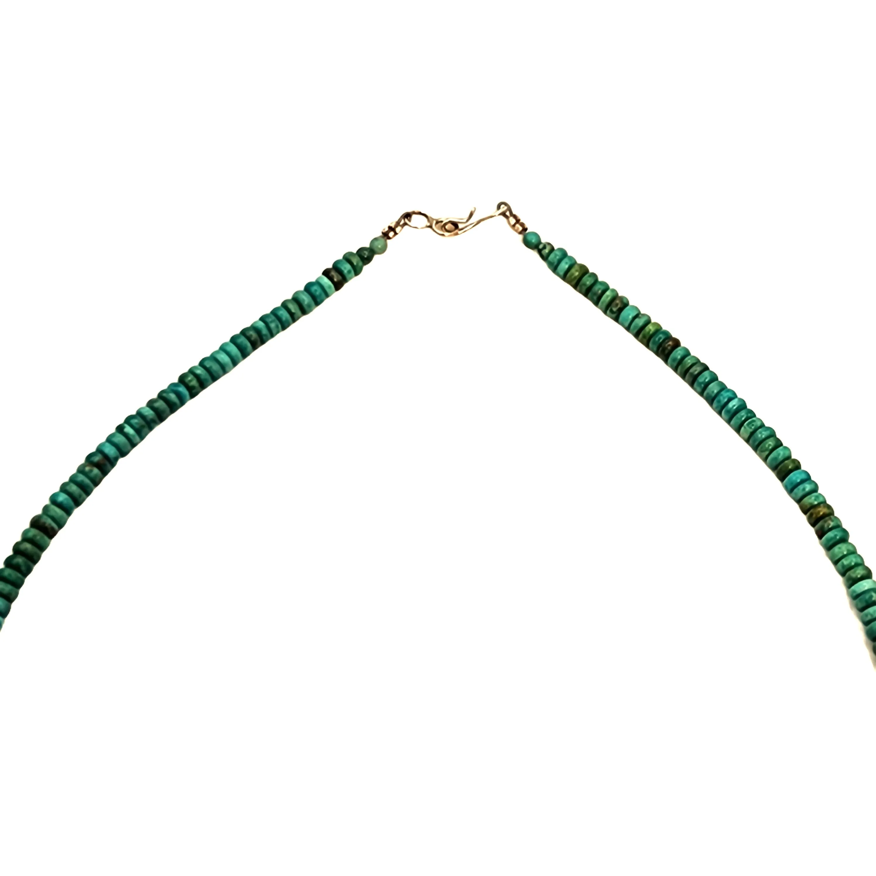 Natural Turquoise Necklace - 19" Long