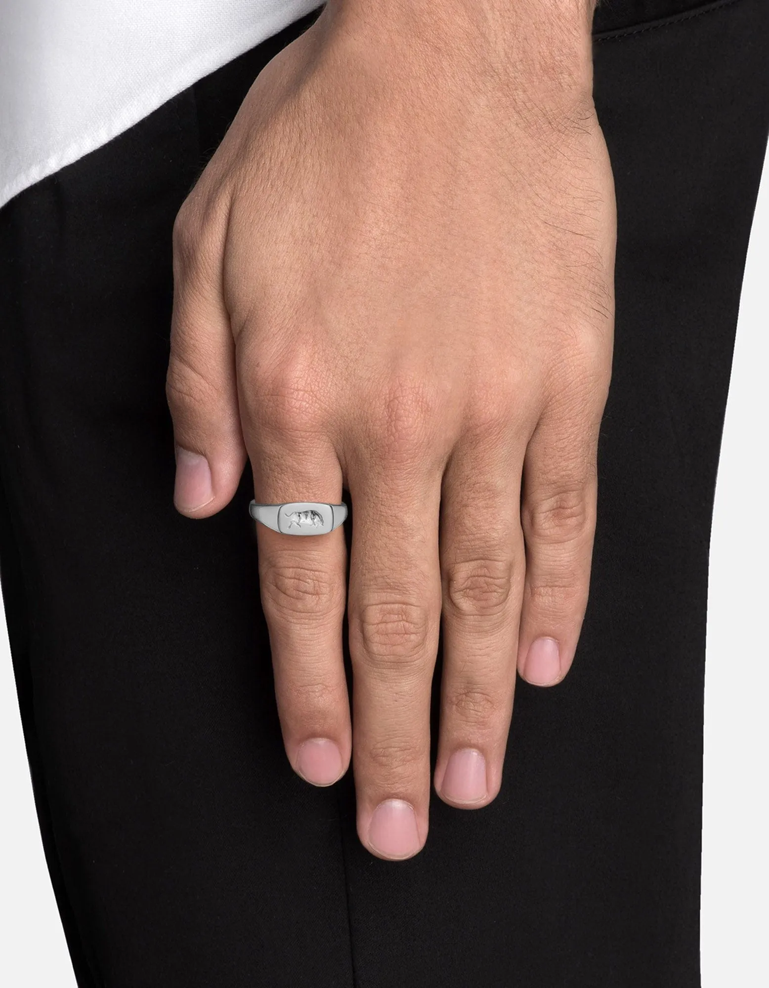 Oxen Ring, Sterling Silver