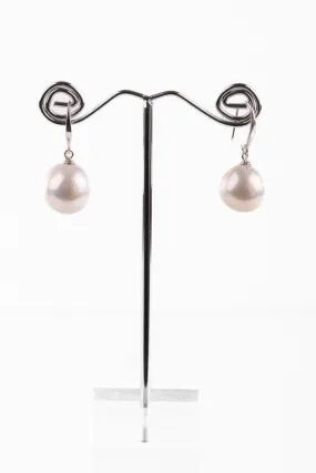 Pearl Shepherd Hooks - P46 13-14mm White