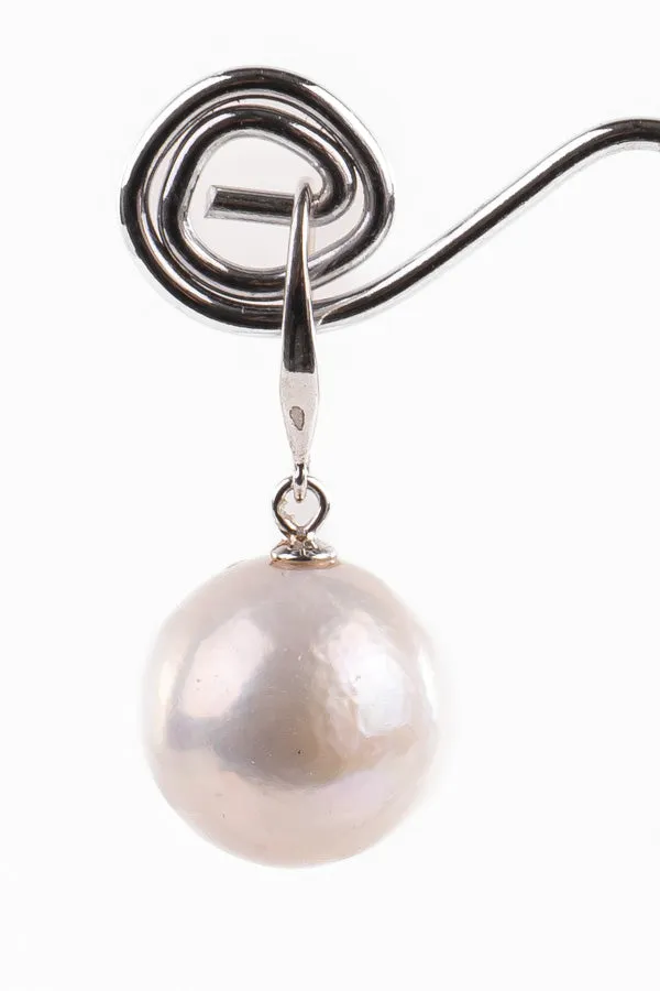 Pearl Shepherd Hooks - P46 13-14mm White