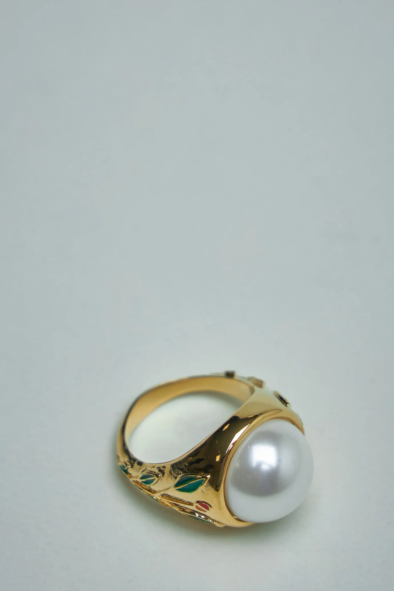 Pearl Signet Ring