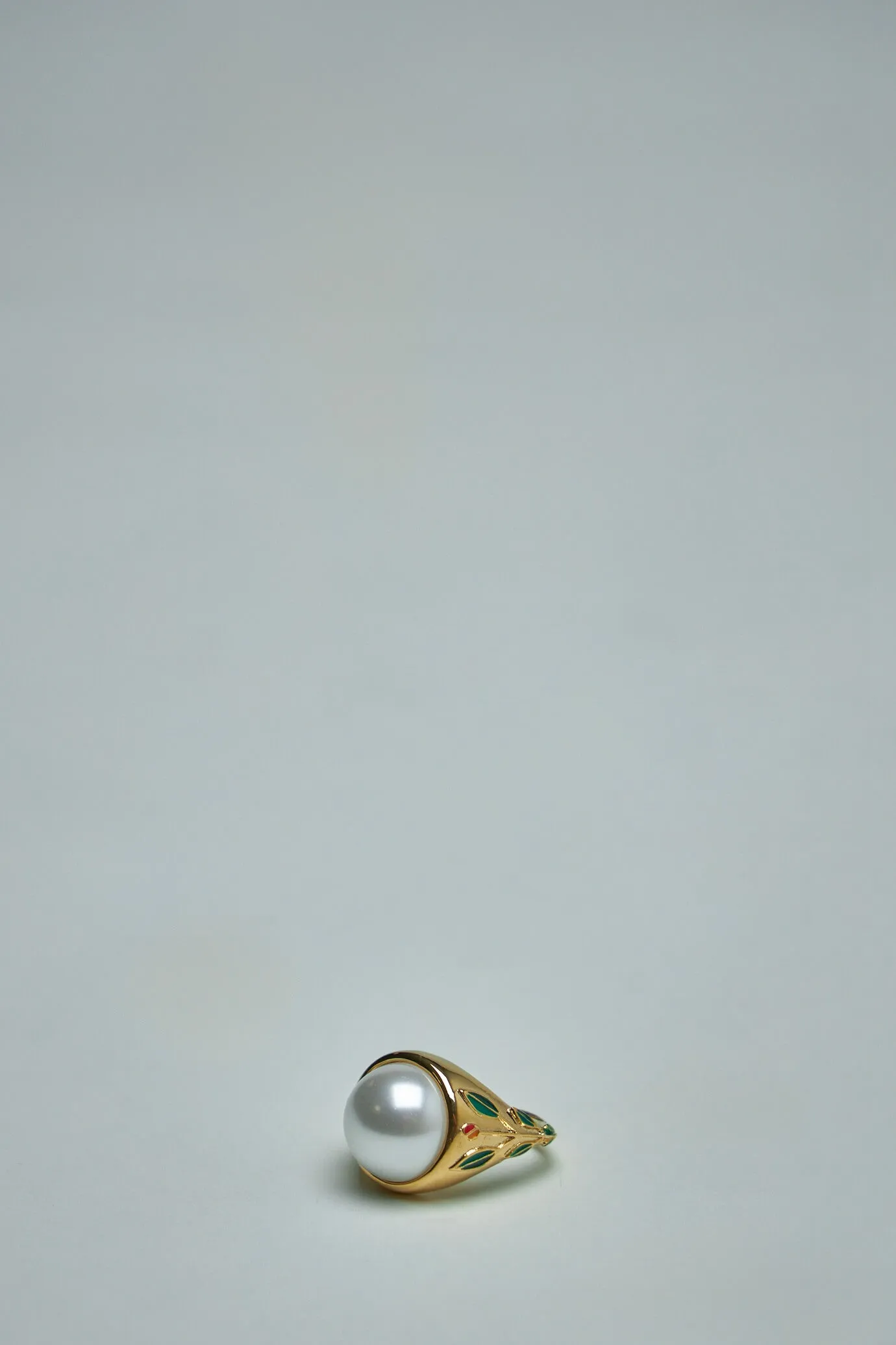 Pearl Signet Ring